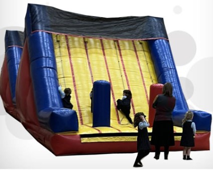 Inflatable 2 slides obstacles3